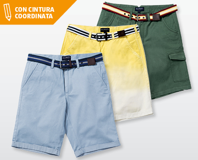 Bermuda da uomo con cintura HANBURY
