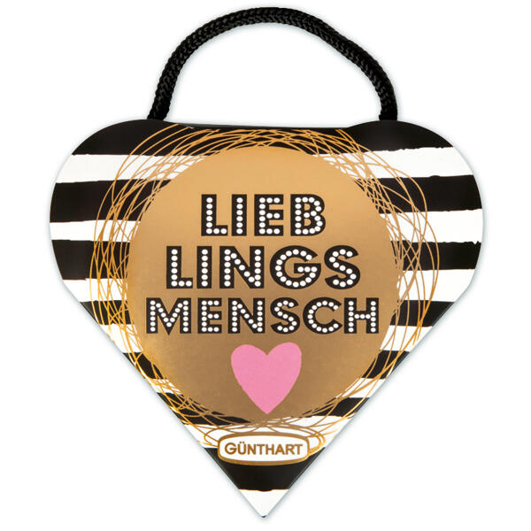 Geschenkherz mit Pralinen