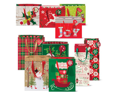 Huntington Home Holiday Gift Bag Set