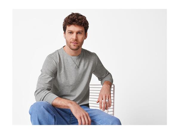 Esmara Men's Grey Thermal Long-Sleeve Top