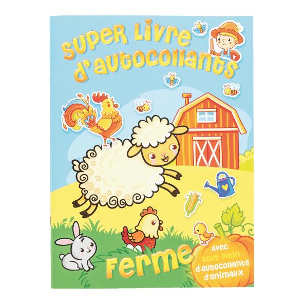 Livre de coloriage et d'autocollants