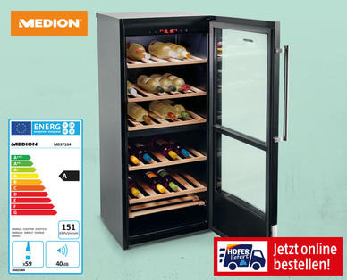 MEDION Weintemperierschrank