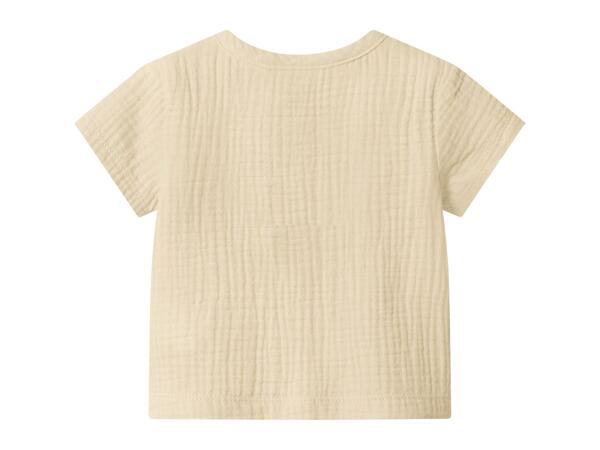 LUPILU Beige Baby Muslin Outfit - 2 Piece Set