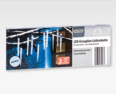 OVITEC(R) LED-Eiszapfen-Lichterkette