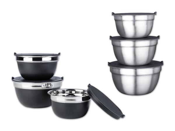 Edelstahl Schüssel-Set, 3-teilig