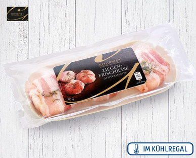 GOURMET Ziegenfrischkäse im Speckmantel