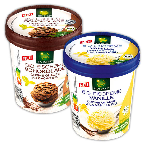Bio-Eiscreme im Becher