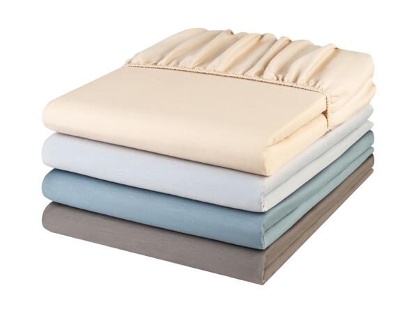 Drap-housse en satin