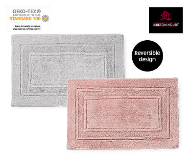 Luxury Reversible Cotton Bath Mat