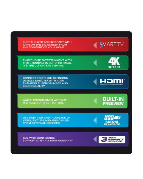 49" UHD Smart TV