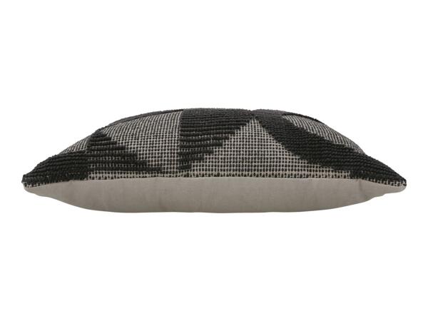 Livarno Grey Cushion With Textured Design