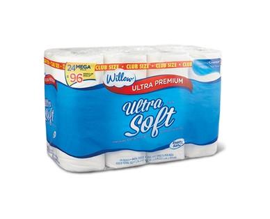 Willow 24 Mega Roll Ultra Soft Bath Tissue