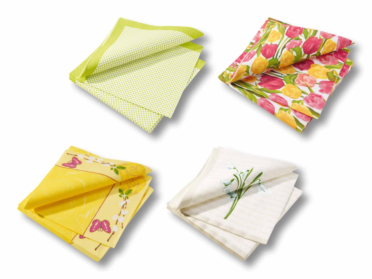 Serviettes, lot de 12