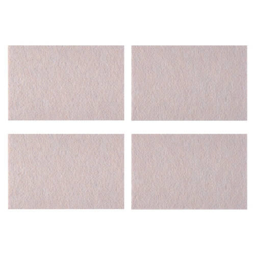 Rectangle Felt Pads, Beige