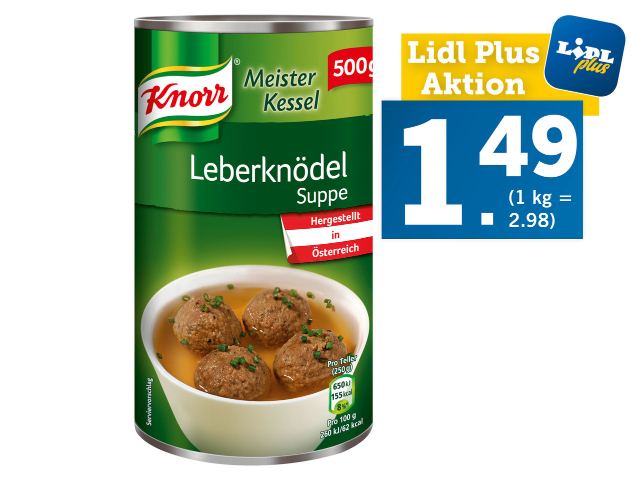 KNORR Meisterkessel-Suppe
