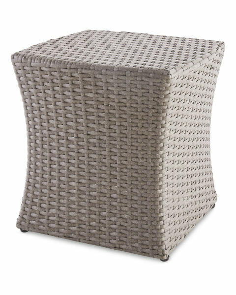 Anthracite Cube Rattan Bistro Set