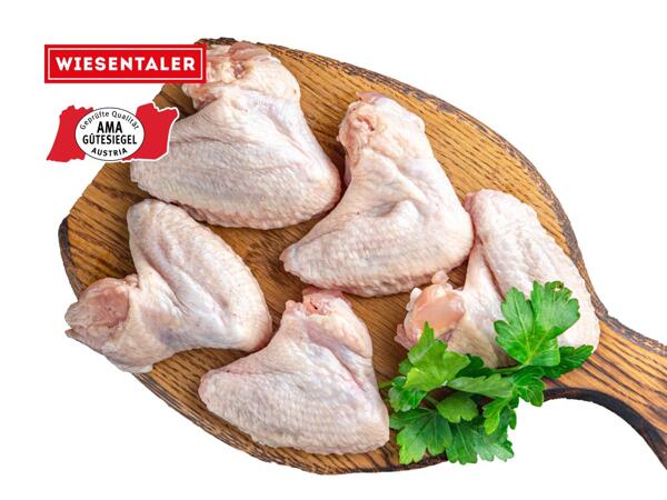 Frische Maishendl Flügel