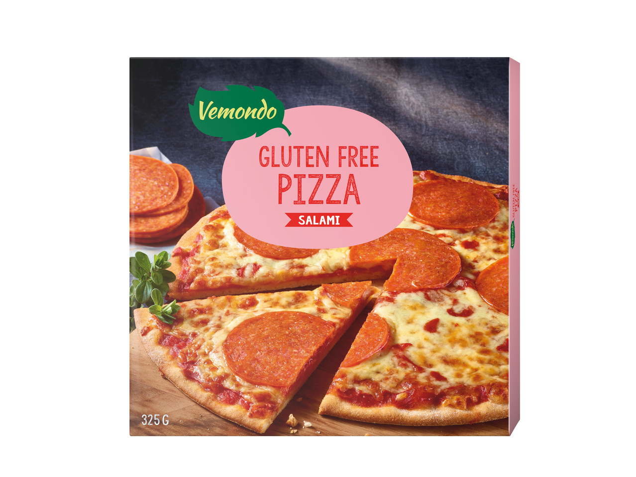 GLUTENFRI SALAMIPIZZA