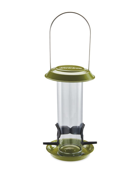 Bird Box Green Seed Feeder