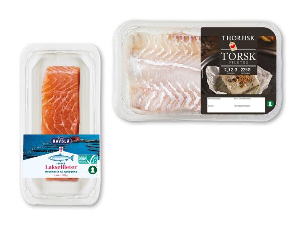 Lakse- eller torskefilet