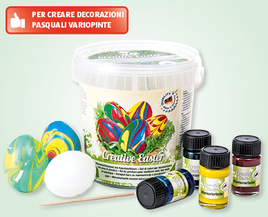 Set per marmorizzare le uova di Pasqua