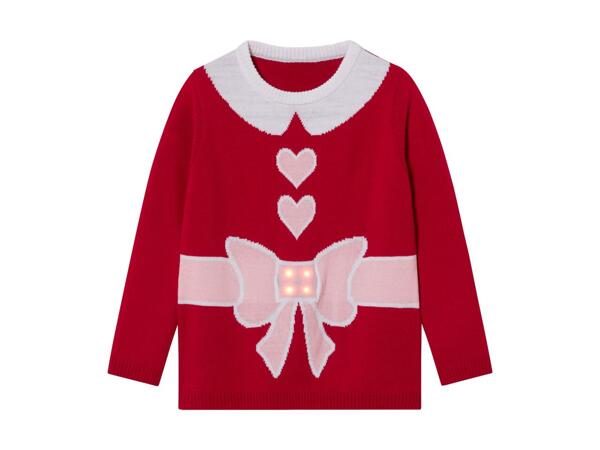 LUPILU(R)/​PEPPERTS(R) Julesweater med LED