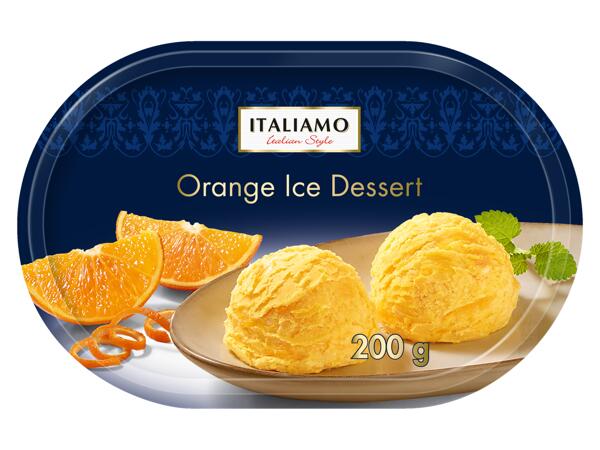 Apelsinsorbet