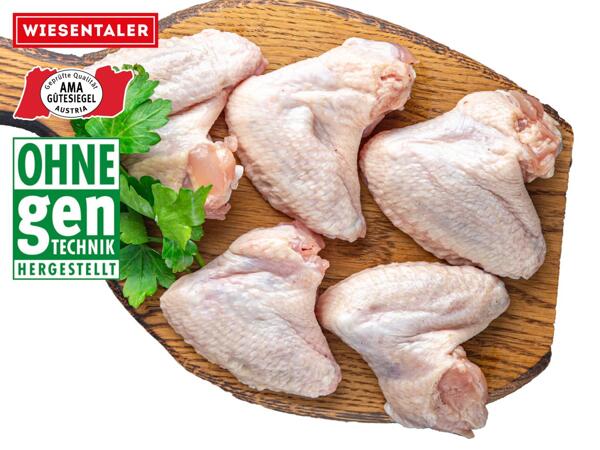 Frische Maishendl Flügel