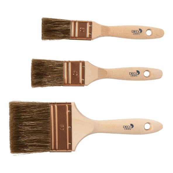 DECO CRAFT(R) 				Ensemble de pinceaux, 3 pcs