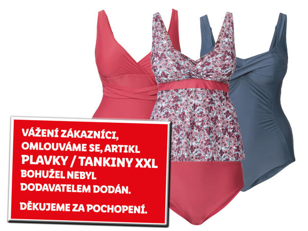 PLAVKY / TANKINY XXL