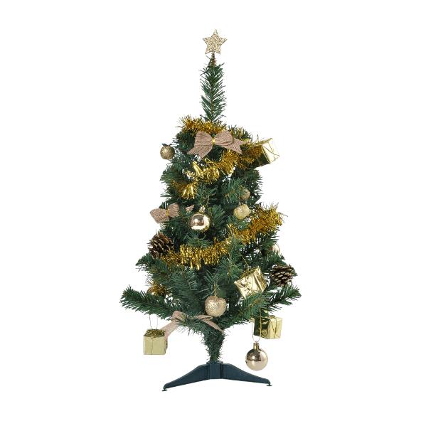 LIlle juletræ med pynt