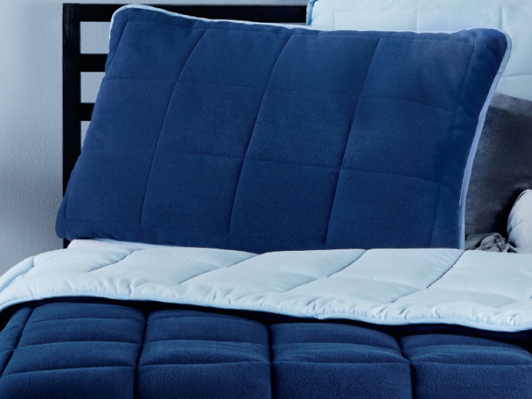 MERADISO(R) Microfibre Reversible Duvet & Pillows Double Size