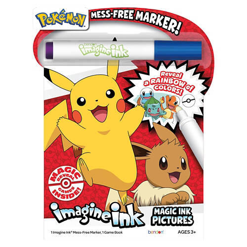 Kids Pokémon Imagine Ink Marker with Game Book