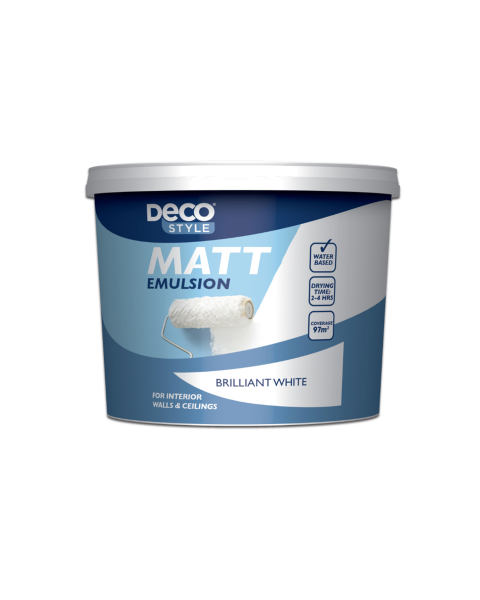 7.5L White Emulsion Paint