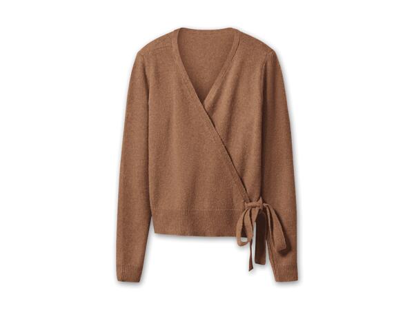 Damen Strickpullover/Wickelcardigan