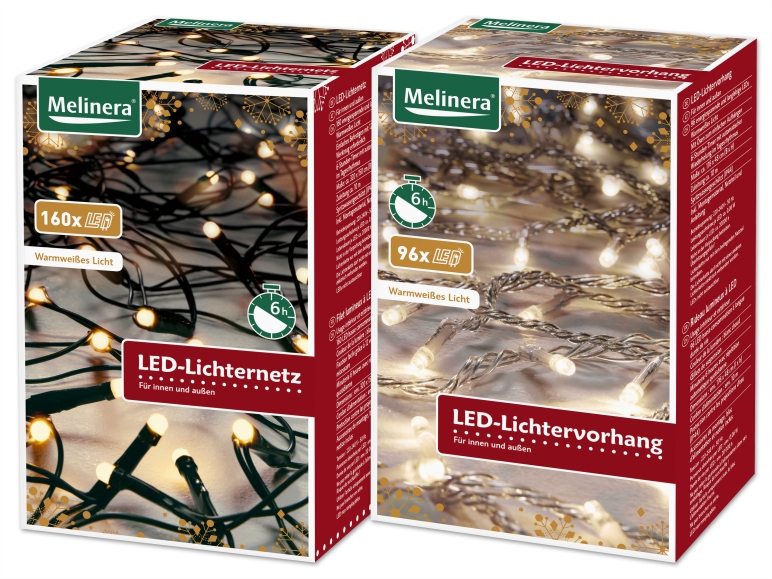 MELINERA(R) LED-Lichtervorhang/-Lichternetz
