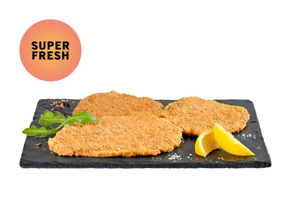 Escalopes de porc panées