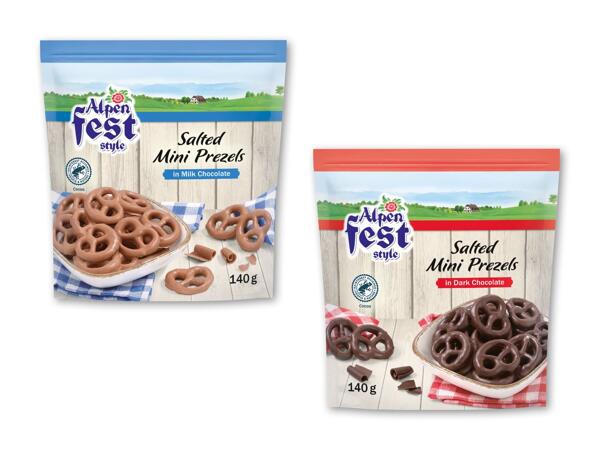 ALPENFEST Brezel med chokolade