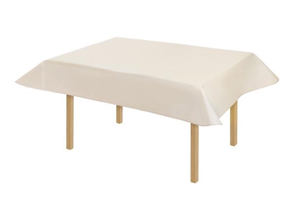 Livarno Home Medium Rectangular Vinyl Tablecloth - Beige