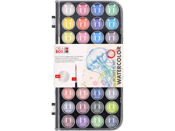 Watercolour Paint Set or Soft Oil Pastel Chalks