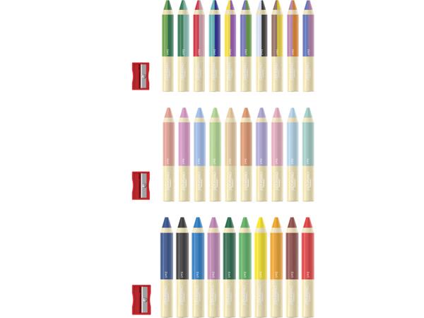 3 i 1-färgpennor, 10-pack