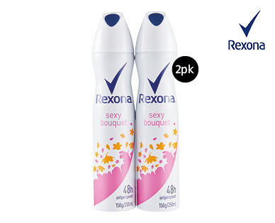 Rexona Women's Antiperspirant Aerosol Deodorant 2 x 150g