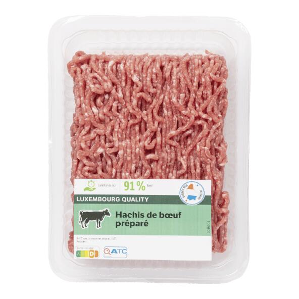 Hachis de bœuf préparé