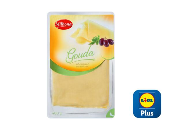 Gouda en tranches