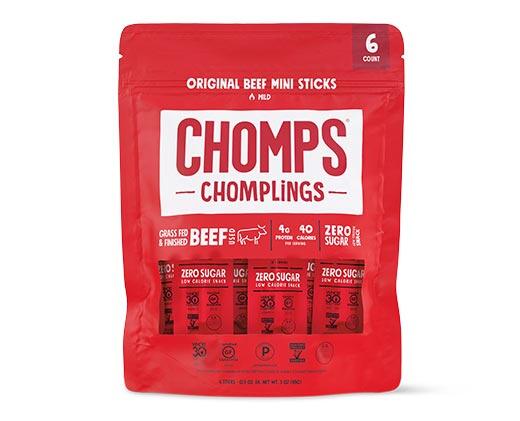 CHOMPS Chomplings Mini Sticks Beef or Turkey