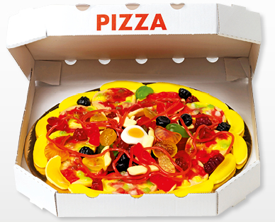 Pizza di caramelle gommose alla frutta LOOK O LOOK(R)