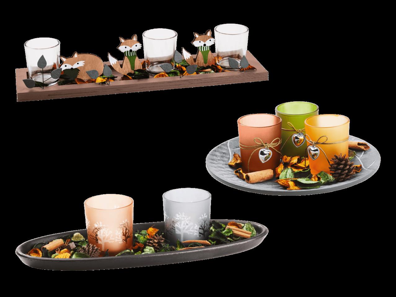 Plateau pour bougies chauffe-plat