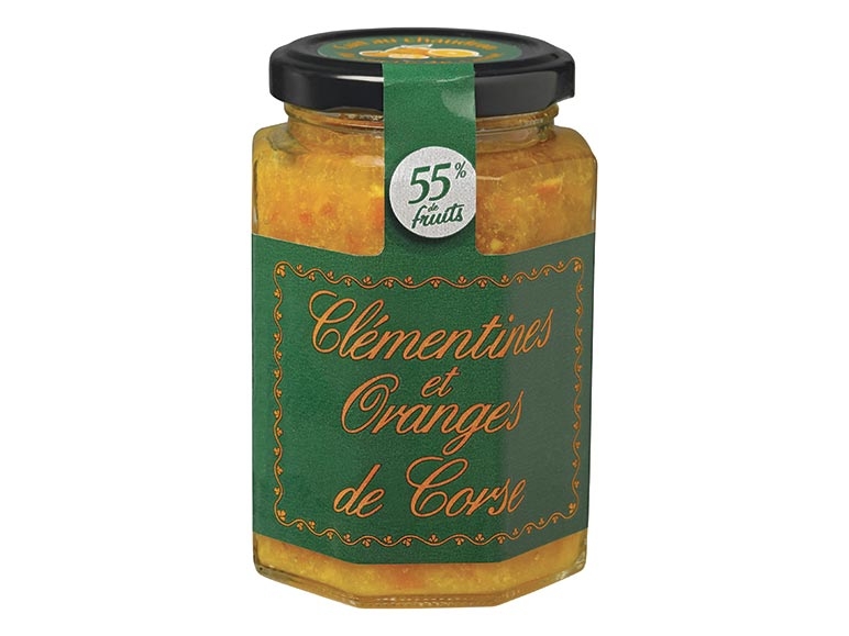 Préparation aux clémentines et oranges de Corse ou aux figues de Provence