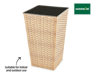 Tall Wicker Planter