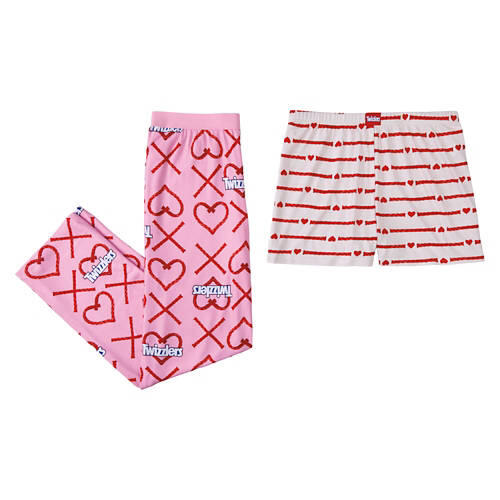 2 Pack Ladies Twizzlers Pajama Pants, XL